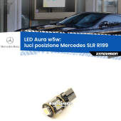 0 Luci posizione LED per Mercedes SLR R199 2004in poi: Aura w5w W5W: lampadina LED Aura 6000k