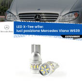 0 Luci posizione LED per Mercedes Viano W639 2003-2007: W5W X-Tee W5W (T10) LED X-Tee (Coppia)