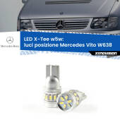 0 Luci posizione LED per Mercedes Vito W638 1996-2003: W5W X-Tee W5W (T10) LED X-Tee (Coppia)