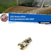 0 Luci posizione LED per MG MGF  1995-2002: Aura w5w W5W: lampadina LED Aura 6000k