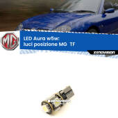 0 Luci posizione LED per MG  TF  2002-2009: Aura w5w W5W: lampadina LED Aura 6000k
