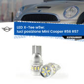 0 Luci posizione LED per Mini Cooper R56 R57 2006-2013: W5W X-Tee W5W (T10) LED X-Tee (Coppia)