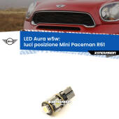 0 Luci posizione LED per Mini Paceman R61 2012-2016: Aura w5w W5W: lampadina LED Aura 6000k
