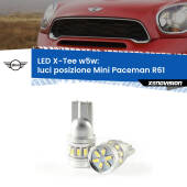 0 Luci posizione LED per Mini Paceman R61 2012-2016: W5W X-Tee W5W (T10) LED X-Tee (Coppia)
