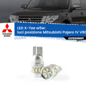 0 Luci posizione LED per Mitsubishi Pajero IV V80 2007-2021: W5W X-Tee W5W (T10) LED X-Tee (Coppia)