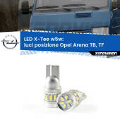 0 Luci posizione LED per Opel Arena TB, TF 1998-2001: W5W X-Tee W5W (T10) LED X-Tee (Coppia)