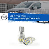 0 Luci posizione LED per Opel Combo D  2012-2018: W5W X-Tee W5W (T10) LED X-Tee (Coppia)