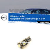 0 Luci posizione LED per Opel Omega A V87 1986-1994: Aura w5w W5W: lampadina LED Aura 6000k