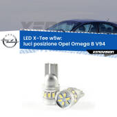 0 Luci posizione LED per Opel Omega B V94 1994-2003: W5W X-Tee W5W (T10) LED X-Tee (Coppia)