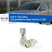 0 Luci posizione LED per Opel Vectra C Z02 2002-2010: W5W X-Tee W5W (T10) LED X-Tee (Coppia)
