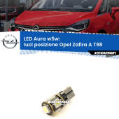 0 Luci posizione LED per Opel Zafira A T98 1999-2005: Aura w5w W5W: lampadina LED Aura 6000k