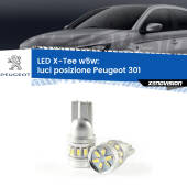 0 Luci posizione LED per Peugeot 301 senza luci diurne: W5W X-Tee W5W (T10) LED X-Tee (Coppia)