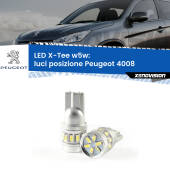 0 Luci posizione LED per Peugeot 4008 2012in poi: W5W X-Tee W5W (T10) LED X-Tee (Coppia)