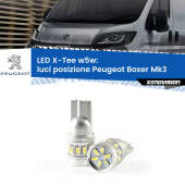 0 Luci posizione LED per Peugeot Boxer Mk3 2006-2014: W5W X-Tee W5W (T10) LED X-Tee (Coppia)