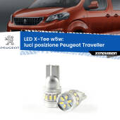 0 Luci posizione LED per Peugeot Traveller 2016in poi: W5W X-Tee W5W (T10) LED X-Tee (Coppia)
