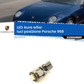 0 Luci posizione LED per Porsche 968  1991-1995: Aura w5w W5W: lampadina LED Aura 6000k