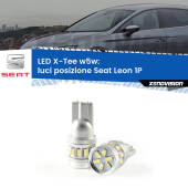 0 Luci posizione LED per Seat Leon 1P 2005-2012: W5W X-Tee W5W (T10) LED X-Tee (Coppia)