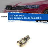 0 Luci posizione LED per Skoda Rapid NH3 2012-2016: Aura w5w W5W: lampadina LED Aura 6000k