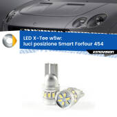 0 Luci posizione LED per Smart Forfour 454 2004-2006: W5W X-Tee W5W (T10) LED X-Tee (Coppia)