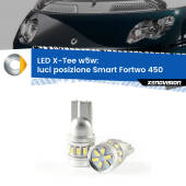0 Luci posizione LED per Smart Fortwo 450 2004-2007: W5W X-Tee W5W (T10) LED X-Tee (Coppia)