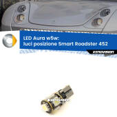0 Luci posizione LED per Smart Roadster 452 2003-2005: Aura w5w W5W: lampadina LED Aura 6000k