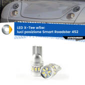 0 Luci posizione LED per Smart Roadster 452 2003-2005: W5W X-Tee W5W (T10) LED X-Tee (Coppia)