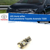 0 Luci posizione LED per Toyota Avensis T220 1997-2003: Aura w5w W5W: lampadina LED Aura 6000k