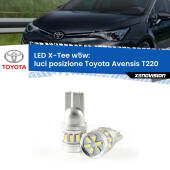 0 Luci posizione LED per Toyota Avensis T220 1997-2003: W5W X-Tee W5W (T10) LED X-Tee (Coppia)