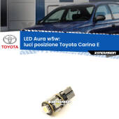 0 Luci posizione LED per Toyota Carina E 1992-1997: Aura w5w W5W: lampadina LED Aura 6000k