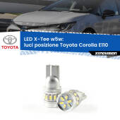 0 Luci posizione LED per Toyota Corolla E110 1997-2001: W5W X-Tee W5W (T10) LED X-Tee (Coppia)