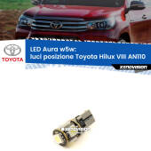 0 Luci posizione LED per Toyota Hilux VIII AN110 2015in poi: Aura w5w W5W: lampadina LED Aura 6000k