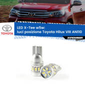0 Luci posizione LED per Toyota Hilux VIII AN110 2015in poi: W5W X-Tee W5W (T10) LED X-Tee (Coppia)