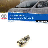 0 Luci posizione LED per Toyota IQ 2009-2015: Aura w5w W5W: lampadina LED Aura 6000k