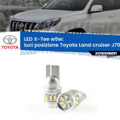 0 Luci posizione LED per Toyota Land cruiser J70 1984-1996: W5W X-Tee W5W (T10) LED X-Tee (Coppia)