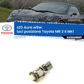 0 Luci posizione LED per Toyota MR 2 II Mk1 1989-2000: Aura w5w W5W: lampadina LED Aura 6000k