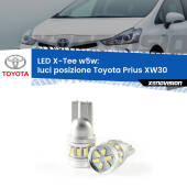 0 Luci posizione LED per Toyota Prius XW30 2008-2014: W5W X-Tee W5W (T10) LED X-Tee (Coppia)