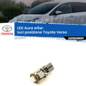 0 Luci posizione LED per Toyota Verso 2009-2018: Aura w5w W5W: lampadina LED Aura 6000k