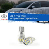 0 Luci posizione LED per Toyota Verso 2009-2018: W5W X-Tee W5W (T10) LED X-Tee (Coppia)