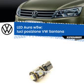 0 Luci posizione LED per VW Santana 1995-2012: Aura w5w W5W: lampadina LED Aura 6000k
