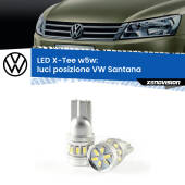 0 Luci posizione LED per VW Santana 1995-2012: W5W X-Tee W5W (T10) LED X-Tee (Coppia)
