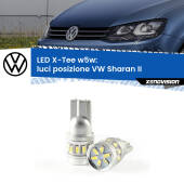0 Luci posizione LED per VW Sharan II 2010-2019: W5W X-Tee W5W (T10) LED X-Tee (Coppia)