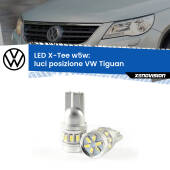 0 Luci posizione LED per VW Tiguan 2007-2018: W5W X-Tee W5W (T10) LED X-Tee (Coppia)