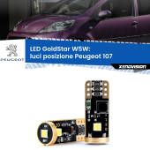 0 Luci posizione LED Peugeot 107 2005-2014: T10 GoldStar T10 (W5W) Goldstar Coppia LED Canbus Next Gen
