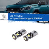 0 Luci posizione LED Peugeot 5008 Mk1 2009-2012: W5W Fly W5W: Lampadine LED Fly 6000k (Coppia)
