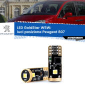 0 Luci posizione LED Peugeot 807 2002-2010: T10 GoldStar T10 (W5W) Goldstar Coppia LED Canbus Next Gen