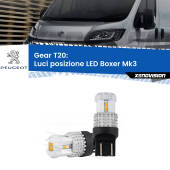 0 Luci posizione LED Peugeot Boxer Mk3 2014in poi: T20 Bolt T20: Bolt LED 6000k (Coppia)