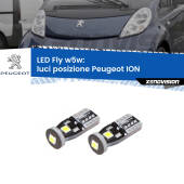 0 Luci posizione LED Peugeot ION 2010-2019: W5W Fly W5W: Lampadine LED Fly 6000k (Coppia)