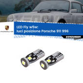 0 Luci posizione LED Porsche 911 996 1997-2001: W5W Fly W5W: Lampadine LED Fly 6000k (Coppia)