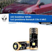 0 Luci posizione LED Renault Clio II Mk2 1998-2004: T10 GoldStar T10 (W5W) Goldstar Coppia LED Canbus Next Gen