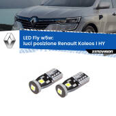 0 Luci posizione LED Renault Koleos I HY 2006-2015: W5W Fly W5W: Lampadine LED Fly 6000k (Coppia)